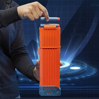 Hasbro NERF Elite 2 Turbine CS-18 Motoros Játékfegyver - 36 Lövedékkel, 18 Töltényes Tárral, Bővíthető, 8+ Éves Gyerekeknek 5