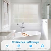 Haton Ablakfólia Mattított Üveghatás Öntapadós Privátszféra Védelem 90x400cm 3