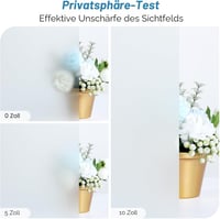 Haton Ablakfólia Mattított Üveghatás Öntapadós Privátszféra Védelem 90x400cm 8