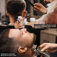 Hatteker Professzionális Hajvágó és Szakállvágó Készlet - Vezeték Nélküli, Vízálló, Akkumulátoros Trimmer LCD Kijelzővel, Ezüst 7