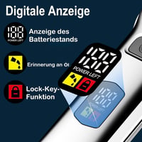 Hatteker Professzionális Hajvágó és Szakállvágó Készlet - Vezeték Nélküli, Vízálló, Akkumulátoros Trimmer LCD Kijelzővel, Ezüst 4