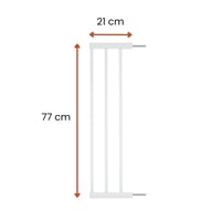 Hauck 21 cm predĺženie k detskej zábrane bez vŕtania, biele 2