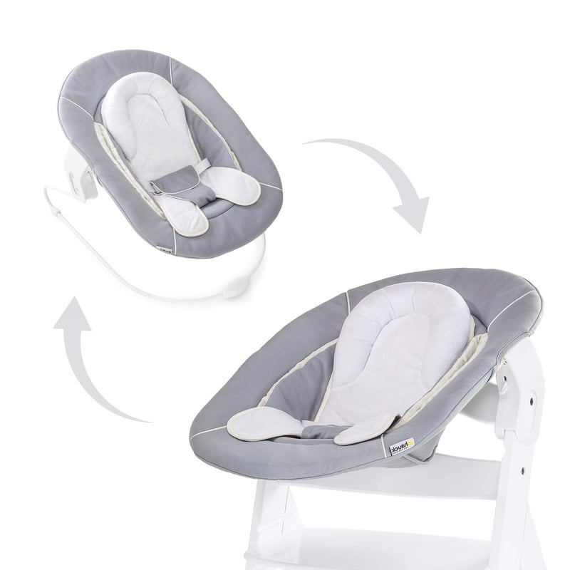 Accesoriu balansoar și scaun de masă hauck Alpha Bouncer 2in1 - Gri