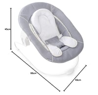 Accesoriu balansoar și scaun de masă hauck Alpha Bouncer 2in1 - Gri 8