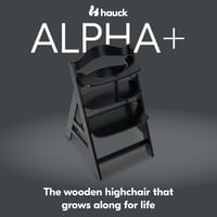 hauck Alpha Plus fa etetőszék - Dió színű, magasságállítható, 6 hónapos kortól 90 kg-ig, csecsemő és gyerek szék 5