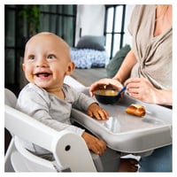 hauck Alpha Tray 2 részes etetőszék tálca és asztal Alpha magas székekhez - Szürke 8