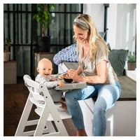 hauck Alpha Tray 2 részes etetőszék tálca és asztal Alpha magas székekhez - Szürke 9