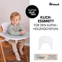 hauck Click Tray fehér etetőtálca Alpha+ Beta+ magasszékhez, 6-36 hó - Click board, white 2