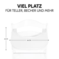 hauck Click Tray fehér etetőtálca Alpha+ Beta+ magasszékhez, 6-36 hó - Click board, white 5