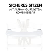 hauck Click Tray fehér etetőtálca Alpha+ Beta+ magasszékhez, 6-36 hó - Click board, white 4