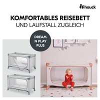 Cestovná postieľka Hauck Dream N Play Plus XL s bočným otvorom – Dusty Blue 2