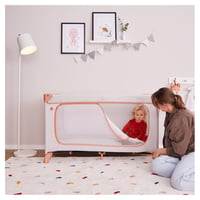 Cestovná postieľka Hauck Dream N Play Plus XL s bočným otvorom – Dusty Blue 8