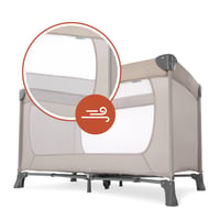 Hauck Dream N Play putni krevetić za djecu od rođenja do 15 kg, sklopiv, s torbom za nošenje, površina za ležanje 120x60 cm, bež 7
