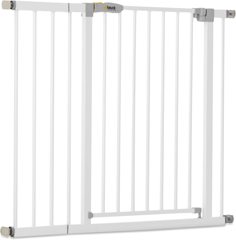 hauck Open N Stop KD biztonsági kapu 96-101 cm, nyomásfixálás, bővíthető 21 cm - 96 - 101 cm, White, Gate + 21 cm extension