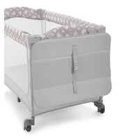 Cestovná postieľka Hauck Sleep N Play Centre 7-dielna súprava, s vložkou pre novorodencov, prebaľovacou podložkou, kolieskami, do 15 kg, Teddy Grey 9