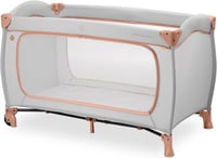 Cestovná postieľka Hauck Sleep N Play GO Plus XL s otvorom na hranie a kolieskami – farba Dusty Cork 4