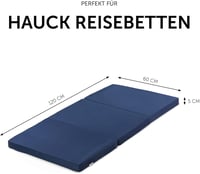 Hauck Sleeper utazó kiságy 120x60 cm habmatrac szállítótáskával sötétkék - Navy, Folding mattress 2