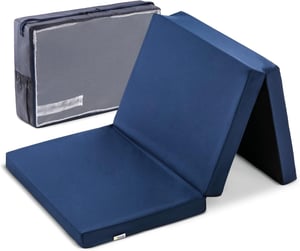 Hauck Sleeper putni krevetić s pjenastim madracem i torbom za nošenje, tamnoplavi - 120x60x5 cm