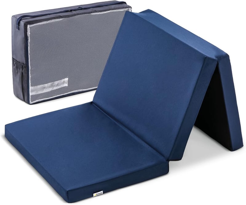 Hauck Sleeper utazó kiságy 120x60 cm habmatrac szállítótáskával sötétkék - Navy, Folding mattress