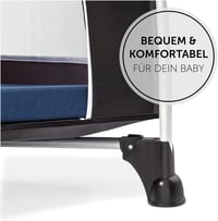 Hauck Sleeper utazó kiságy 120x60 cm habmatrac szállítótáskával sötétkék - Navy, Folding mattress 5