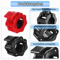 Coliere pentru bară 30 mm, cleme cu eliberare rapidă pentru antrenament și haltere, set de 4 bucăți 3