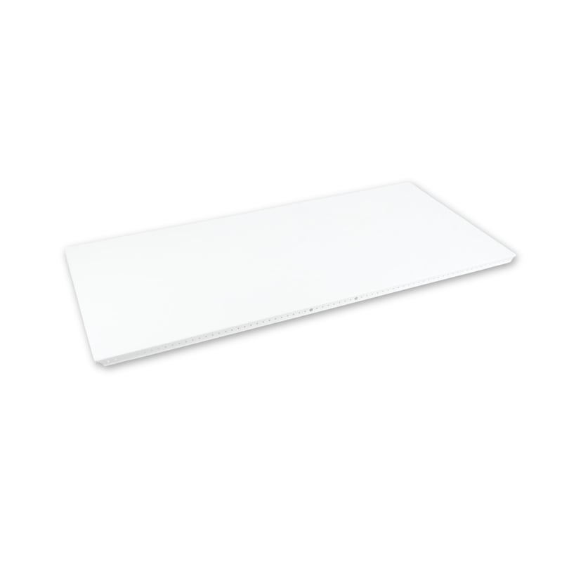 Vonkajšia polica HAUS Lab 750x350 mm 9010 Reinweiß čistá biela, kompatibilný doplnok k USM Haller