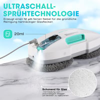 HAUSHOF Ablaktisztító Robot 3800PA Spray Funkcióval, Intelligens Navigáció és Távirányítás 3