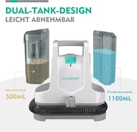 HAUSHOF StainZapper Szőnyeg- és Kárpittisztító Porszívó 400W, Folteltávolító Funkcióval, Kanapéhoz, Autóüléshez, Lépcsőhöz, 1,1L Tartállyal 5