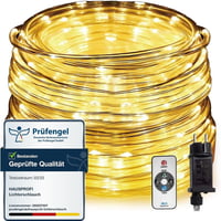 HAUSPROFI LED fénycső 40m 800 LED meleg fehér távirányítóval 1