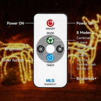 HAUSPROFI LED fénycső 40m 800 LED meleg fehér távirányítóval 2