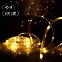 HAUSPROFI LED fénycső 40m 800 LED meleg fehér távirányítóval 7