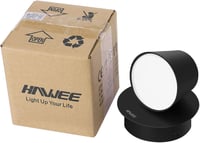 HAWEE Modern LED Fali Lámpa 350° Forgó Nordic Stílusú Fekete 6000K 8