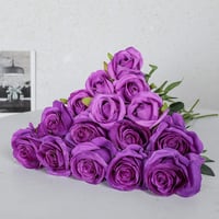 Hawesome 12 darabos selyem rózsa csokor, mesterséges virágok dekorációhoz 3