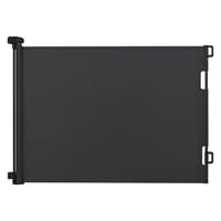 Hawthyhome zaštitna vrata za djecu i kućne ljubimce, na izvlačenje 0-140 cm, za stepenice, vrata i hodnike, mrežasti materijal, crna 1
