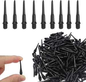 Vârfuri de darts din plastic HAYGEM 2BA, 4,5 mm - 200 buc.