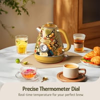 Fierbător electric retro Hazel Quinn cu model floral - 1,7 L 2
