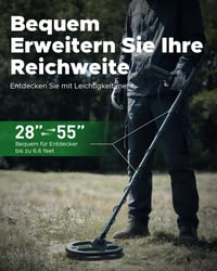 Hazlewolke Professzionális Fémkereső 11" Vízálló Tekerccsel, 30cm Mélységig, Aranykereséshez 5