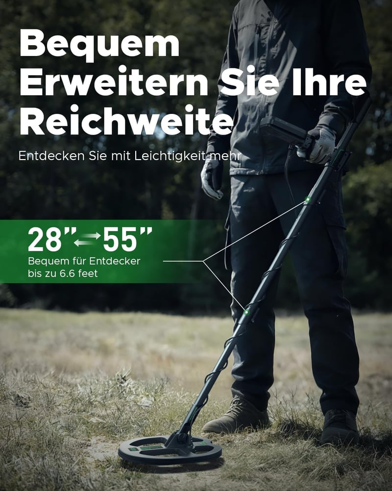 Hazlewolke Professzionális Fémkereső 11" Vízálló Tekerccsel, 30cm Mélységig, Aranykereséshez