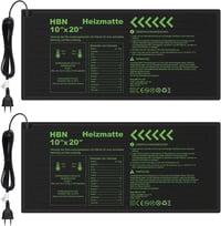 HBN Fűtőlap szett 2db 17,5W csírakeltetéshez és magvetéshez 50x25,7cm 1