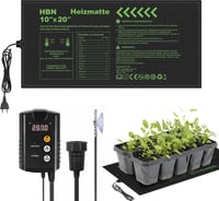 HBN Fűtőszőnyeg Termosztáttal 52x25cm Magvetéshez és Palántaneveléshez 1