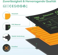 HBN Fűtőszőnyeg Termosztáttal 52x25cm Magvetéshez és Palántaneveléshez 4