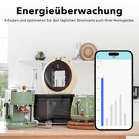 HBN Okos WiFi Konnektor Fogyasztásméréssel, 2 db-os Szett - Távirányítható Okos Otthon Aljzat Applikációval, 10A, Alexa és Google Home Kompa 8