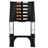 HBTower teleskopske aluminijske ljestve, nosivost 150 kg, crne - 3,8 m 1