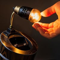 Hcnew G40 E27 LED Edison izzó meleg fehér 2200K dekoratív 2db 4