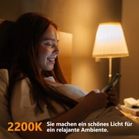 Hcnew G40 E27 LED Edison izzó meleg fehér 2200K dekoratív 2db 5