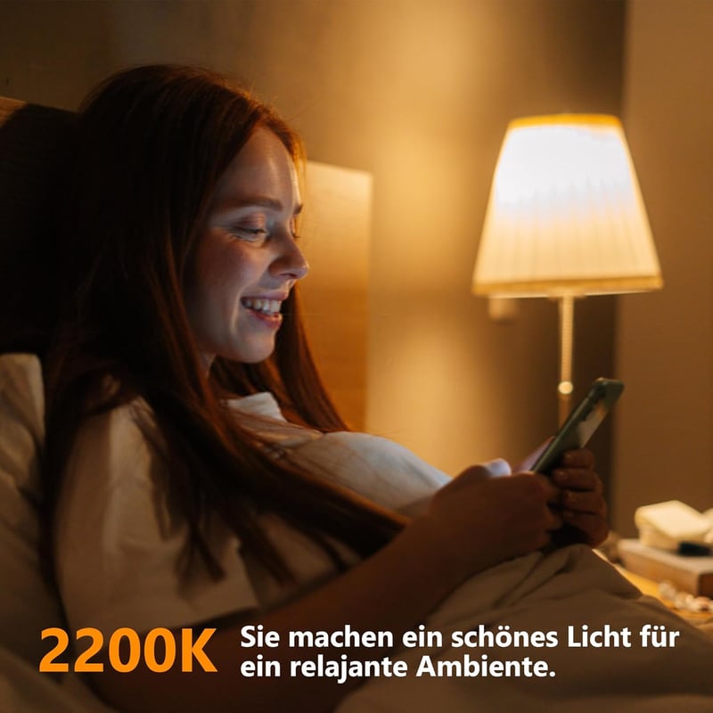 Hcnew G40 E27 LED Edison izzó meleg fehér 2200K dekoratív 2db