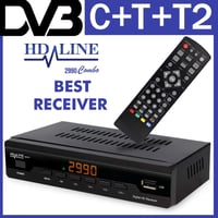 Receptor cablu hd-line 2990 Combo DVB-C/T2 (HDTV, HDMI, SCART, USB 2.0) + cablu HDMI 6