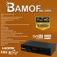 hd-line Bamof 2305 DVB-S/S2 digitális műholdvevő Full HD 1080p, HDMI, SCART, 2x USB 8