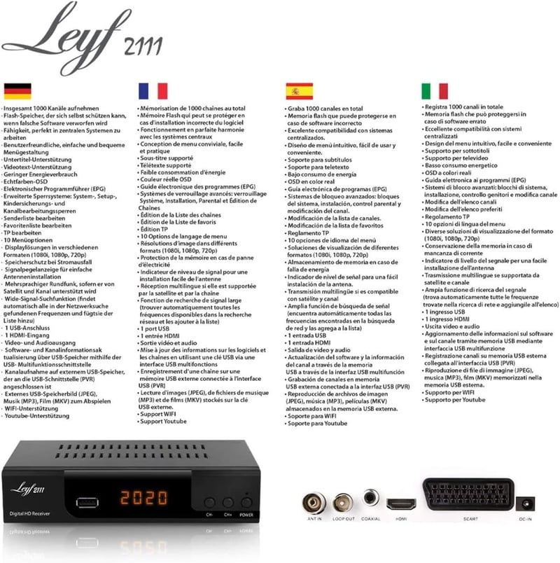 hd-line DVB-C digitális kábeltévé vevő HDTV HDMI SCART USB - Single