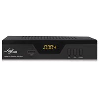 Digitálny satelitný prijímač hd-line Leyf 2809 HDTV DVB-S/S2 Full HD 1080p HDMI SCART 2x USB 2.0 predprogramovaný na satelity Astra, Hotbird a Türksat 6